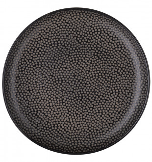 Набор тарелок dots, D21 см, черные, 2 шт. 