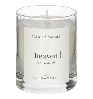Свеча ароматическая the olphactory, heaven, white lotus (новая), 40 ч 