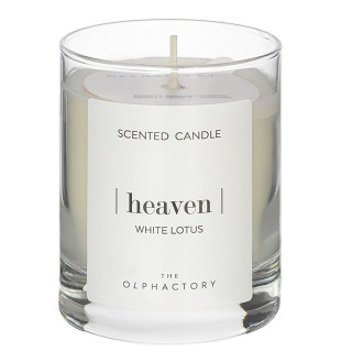 Свеча ароматическая the olphactory, heaven, white lotus (новая), 40 ч 