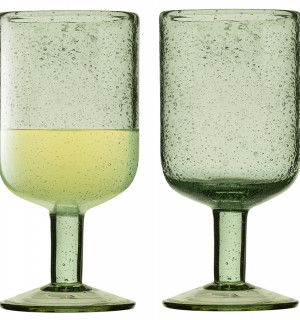 Набор бокалов для вина flowi, 410 мл, зеленые, 2 шт. 