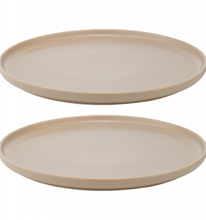 Набор из двух тарелок бежевого цвета из коллекции essential, 25 см 