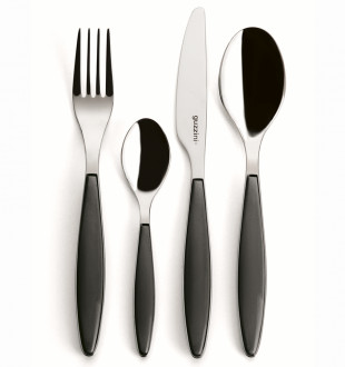 Набор из 24 столовых приборов cutlery feeling, серые 