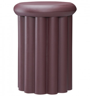 Столик приставной vivlend, D34 см, сливовый 