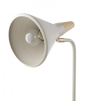 Лампа настольная thor, D25х57 см, бежевая 