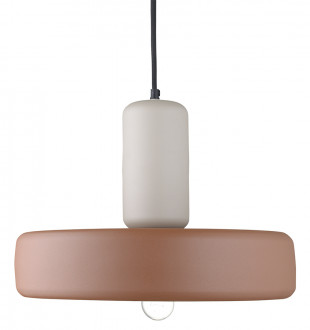 Светильник подвесной juko, D43х31 см, бежевый/коричневый 