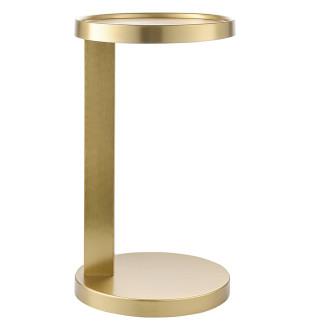 Столик приставной yanis, D25,5 см, золотой 