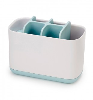 Органайзер для зубных щеток easystore™, 13х9,5х17,5 см, бело-голубой 