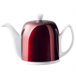 Чайник на 6 чашек Degrenne Salam Pomme D'Amour 1000 мл, Белый, Красный 
