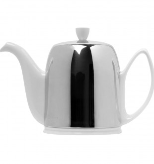 Чайник на 8 чашек Degrenne Salam Classique 1500 мл, Белый, Глянцевый 