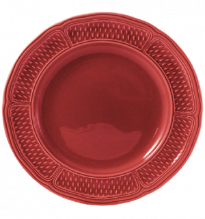 Тарелка обеденная Gien Pont Aux Choux Rubis 27,4 см, Красный, Набор 4 шт. 