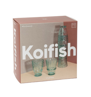 Набор подарочный из 4-х стаканов koifish, мятный 