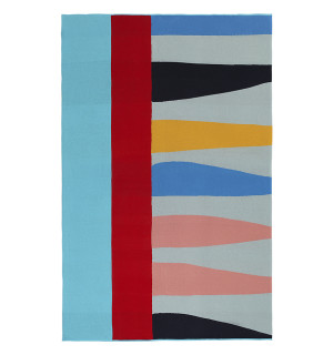 Плед из хлопка по мотивам нанайских орнаментов из коллекции cultural heritage, 130х180 см 