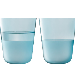 Набор стаканов arc contrast, 380 мл, голубые, 2 шт. 