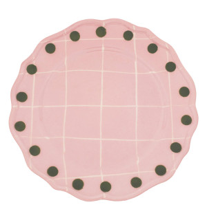 Тарелка мелкая, цвет Rosa d 27 см Quadri 