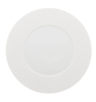 Тарелка обеденная Degrenne Collection L - Perles De Rosee Blanches 28 см, Белый "обеденная" Белый