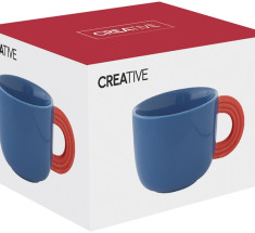 Кружка "Creative" синий,  0,4 мл 