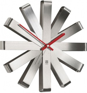 Часы настенные ribbon, D31 см, сталь 