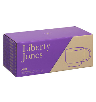 Набор кружек orb, 400 мл, прозрачные/зеленые, 2 шт. 