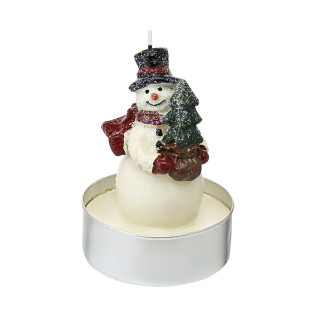 Набор декоративных свечей festive snowman из коллекции new year essential, 6 шт. 