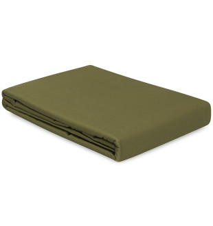 Простыня из сатина из коллекции meditation, olive, 240х270 см 
