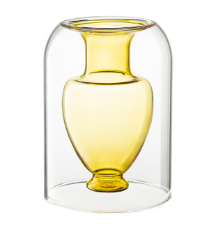 Ваза muse, 16 см, янтарная 