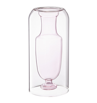 Ваза muse, 25 см, нежно-розовая 