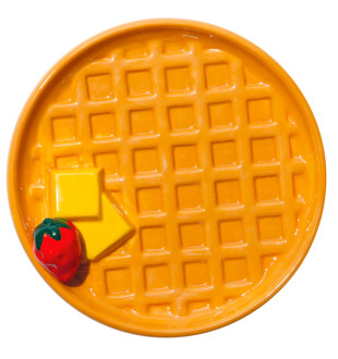 Поднос декоративный, good morning, waffle, D18,5 см 