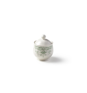 Сахарница с крышкой GREEN ROSE 11,5 см 