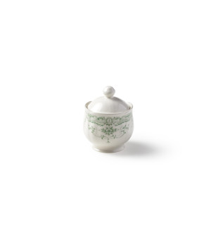 Сахарница с крышкой GREEN ROSE 11,5 см 