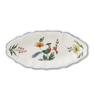 Блюдо овальное Oiseaux de Paradis 26,5х13,2 см 