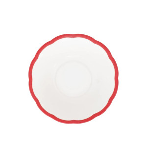 Чаша малая RED RIM 16,8 см Petalo bordo rosa