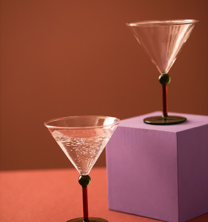 Набор креманок orb, 260 мл, зеленый/красный, 2 шт 