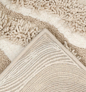 Коврик для ванной sands бежевого цвета из коллекции ethnic 