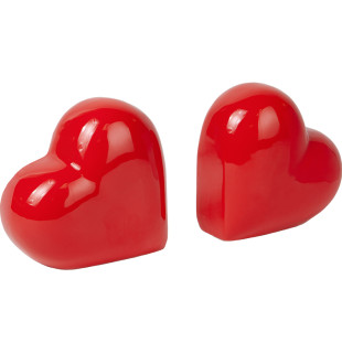 Держатель для книг love, 14х14 см, красный, 2 шт. 