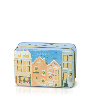 Свеча GINGERBREAD & VANILLA в металлической баночке с двумя фитилями 