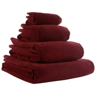Полотенце банное бордового цвета essential, 90х150 см 