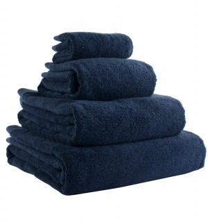 Полотенце банное темно-синего цвета из коллекции essential, 90х150 см 