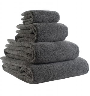 Полотенце для рук темно-серого цвета из коллекции essential, 50х90 см 