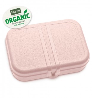 Ланч-бокс pascal, organic, 23,3х6,7х17 см, розовый 